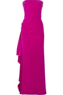 Amanda Wakeley Ruffled Silkcady Strapless Gown - Lyst