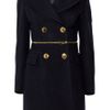 Burberry Prorsum TwoinOne Virgin WoolBlend Coat in Blue - Lyst