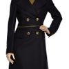Burberry Prorsum TwoinOne Virgin WoolBlend Coat in Blue - Lyst