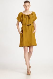 Fendi Belted Dress - Lyst