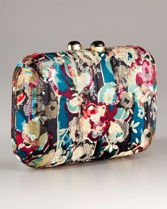 Kotur Morley Baroque Floral Brocade Mini Box Clutch  - Lyst