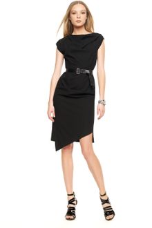 Michael by Michael Kors Draped Dress - Lyst
