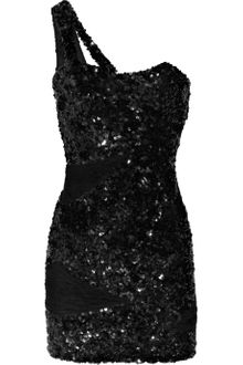 Rachel Gilbert Zaza Sequined-silk One-shoulder Mini Dress - Lyst