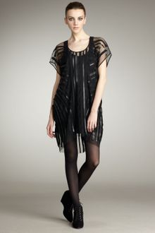 Sachin & Babi Simone Sheer-Stripe Dress - Lyst