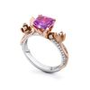 Theo Fennell Pink Sapphire and Diamond Tulip Tryst Ring in Pink - Lyst