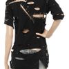Balmain Safetypin Cotton Tshirt in Black - Lyst