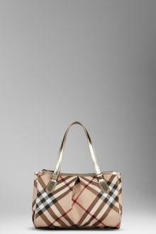 Burberry Medium Nova Check Tote - Lyst