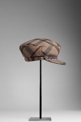 Burberry Wool Check Flat Cap