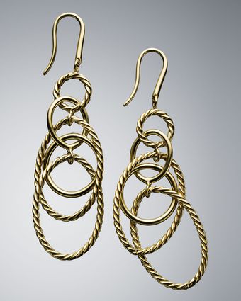 David Yurman Mobile Chain Earrings - Lyst