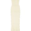 Emilio Pucci Crochetknit Cotton Maxi Dress in White - Lyst