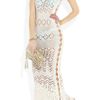Emilio Pucci Crochetknit Cotton Maxi Dress in White - Lyst