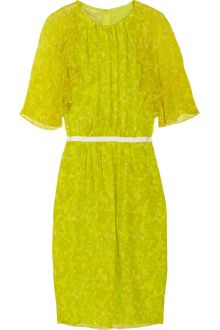 Giambattista Valli Printed Silk-georgette Dress - Lyst