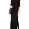 Holy Tee Abbey Lee Mesh and Jersey Maxi Dress in Black - Lyst