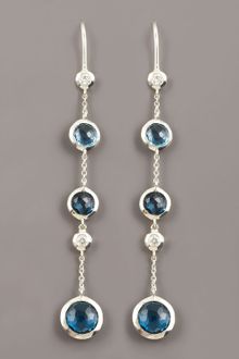 Ippolita Diamond & Topaz Station-drop Earrings - Lyst