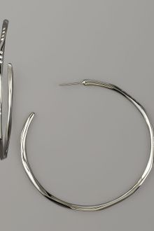 Ippolita Pave Diamond Hoop Earrings - Lyst