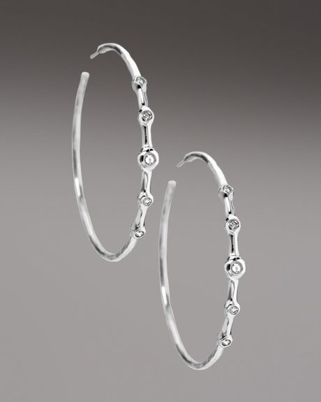Ippolita Fivestation Diamond Earrings in Silver - Lyst