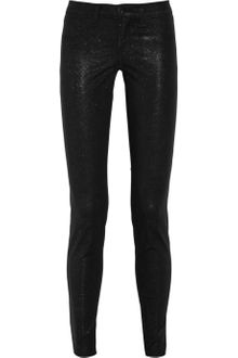 J Brand 901 Glittered Low-rise Leggings-style Jeans - Lyst
