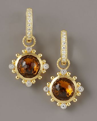 Judefrances Jewelry Cinnamon Topaz Charm - Lyst
