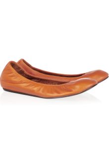 Lanvin Leather Ballet Flats - Lyst