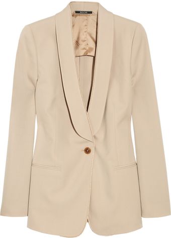 Maison Martin Margiela Wool-blend Crepe Blazer - Lyst