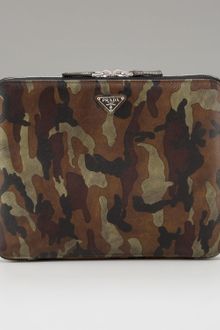 Prada Camo Saffiano Ipad Case - Lyst