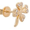 Sydney Evan Lucky Clover Studs in Gold - Lyst