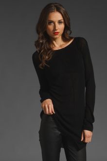 T By Alexander Wang Cotton Loose Rib Knit Tunic - Lyst