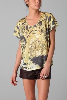 Torn By Ronny Kobo Jensen Cheetah Bam Tee - Lyst