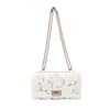 Valentino White Lace and Leather Girello Bag in White - Lyst