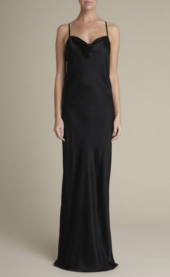 Adam Lippes Bias Silk Charmeuse Slip Dress - Lyst