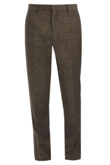 Burberry Prorsum Tailored Linen Trousers - Lyst