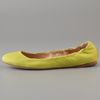 Jil Sander Elastic Topline Flats in Yellow - Lyst