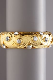 Jose & Maria Barrera Clear Crystal Cuff - Lyst