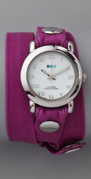 La Mer Collections Neon Simple Wrap Watch - Lyst