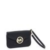 Michael Kors Fulton Flat Wristlet, Black in Black - Lyst
