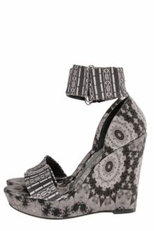 Theodora & Callum Mustique Printed Wedge Sandals - Lyst