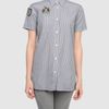 Balmain Short Sleeve Shirt in Black - Lyst