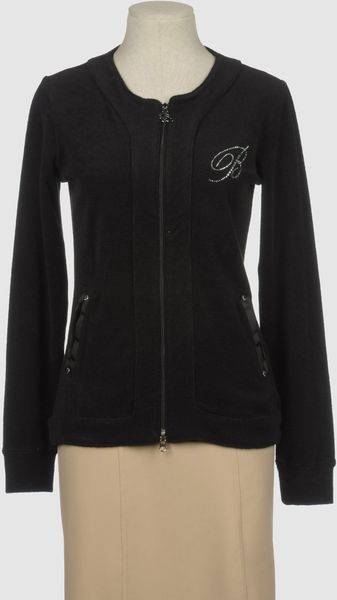 Blumarine Zip Sweatshirt - Lyst