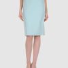 Celine Knee Length Skirt in Blue (green) - Lyst