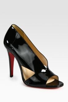 Christian Louboutin Creve Couer Patent Leather Sandals - Lyst
