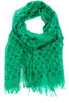 Marc By Marc Jacobs Printed Scarf - Lyst