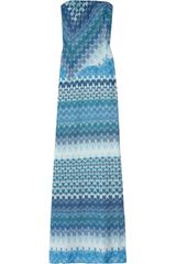 Missoni Strapless Crochet-Knit Gown