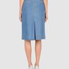 Stella Mccartney Denim Skirt in Blue - Lyst