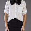 Tim Van Steenbergen Alpae Leather Collar in Black - Lyst