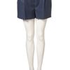 Topshop Prem Coord Tonic Shorts in Blue - Lyst