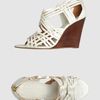 Tory Burch  Wedges in White - Lyst