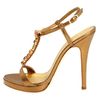 Giuseppe Zanotti Highheeled Sandals in Gold - Lyst