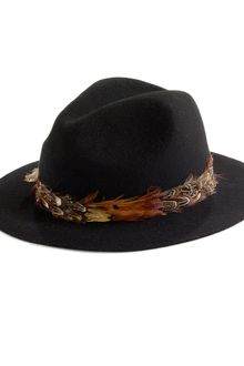 Madewell Forest Feather Fedora - Lyst