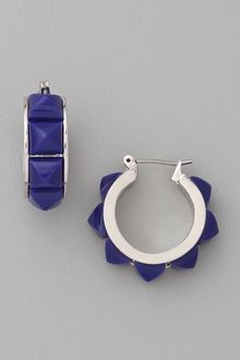 Marc By Marc Jacobs Sportif Stud Hoop Earrings - Lyst