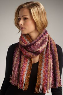 Missoni Textured Zigzag Knit Scarf - Lyst
